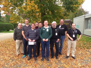 Gruppenfoto nach der Prüfung Gruppenfoto nach der Prüfung